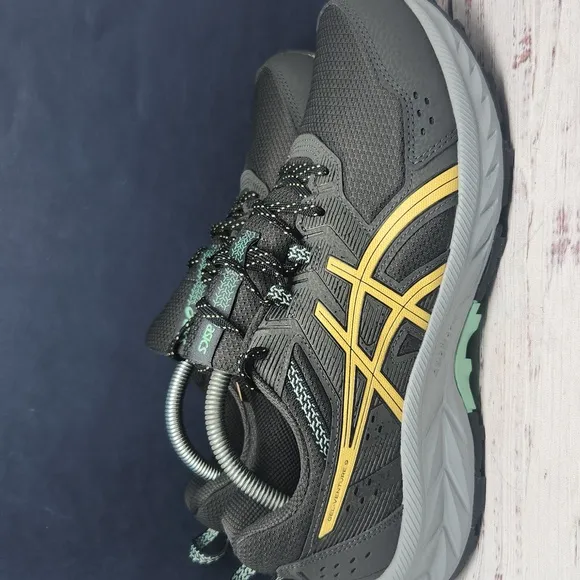 NWT Asics Gel-Venture 9 Trail Running Shoes Black Men's Size 9 Extra Wide
