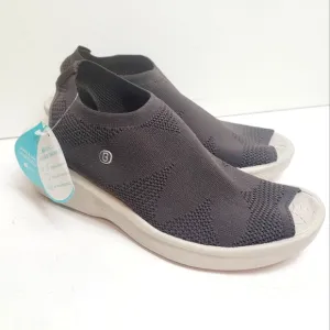 NWT Bzees Secret Peep Toe Nylon Vamp Slip-On Comfort Walking Shoes Size 10