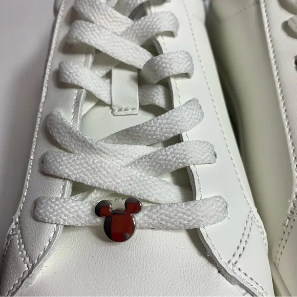 NWT. Disney Primark sneakers size 10. White shoes with sparkly Mickey design