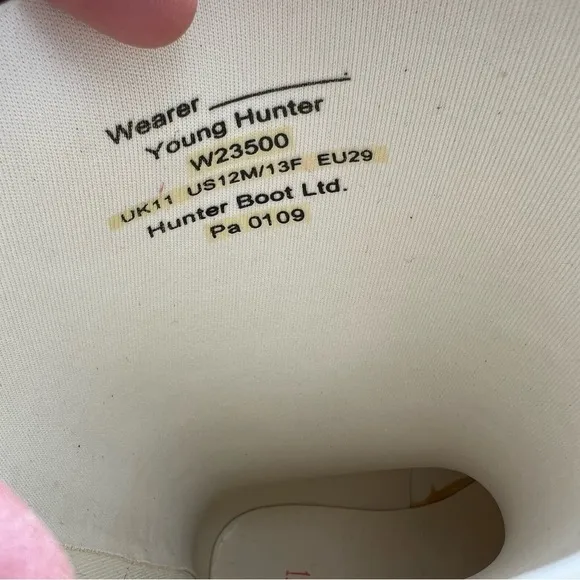 Nwt Hunter Original Big Kids (5-11 Years) Rain Boots
