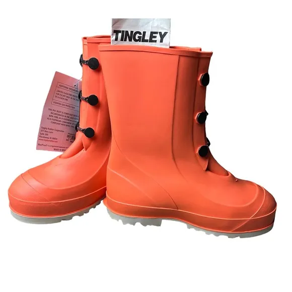 NWT: Tingley Hazproof Hazmat Boots-Chemical, Snow, Rain Emergency, Size 7