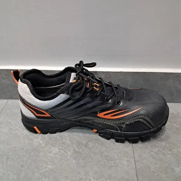 Oliver by Honeywell Steel Toe Black Work Safety Sneakers Shoes - Mens Size US 11