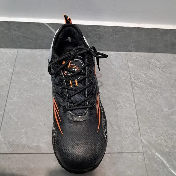 Oliver by Honeywell Steel Toe Black Work Safety Sneakers Shoes - Mens Size US 11