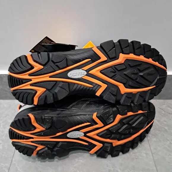 Oliver by Honeywell Steel Toe Black Work Safety Sneakers Shoes - Mens Size US 11