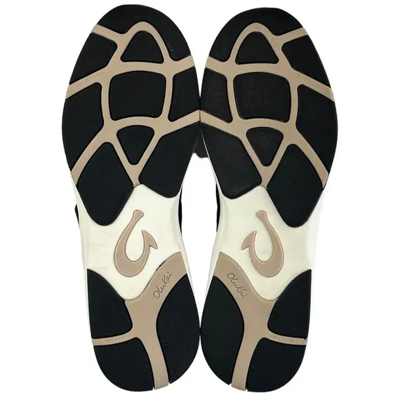 Olukai Mikilua Kako'o Black Sneakers Womens‎ Size 9.5