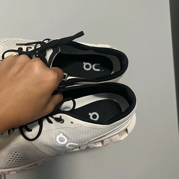 On cloud shoes