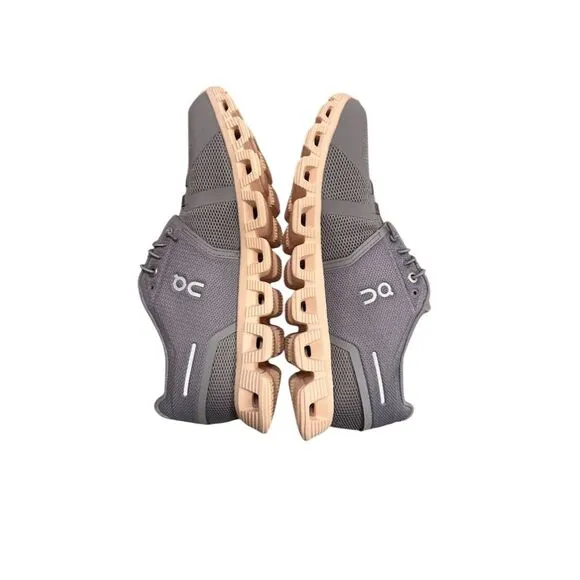 On Cloud Women's Cloud 5 Sneakers Zinc/Shell Size 8 Shoes Women’s tennis shoes