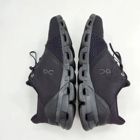 On CloudFlyer Shoes Men's Size 12 Athletic Running  All Black Sneakers