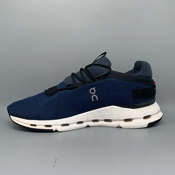 On Cloudnova Blue Running Shoes Men's Sz 12.5
