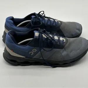 On Cloudrunner Mens 12.5 Shoes Blue Running Walking Gym Cushion Sneaker Comfort