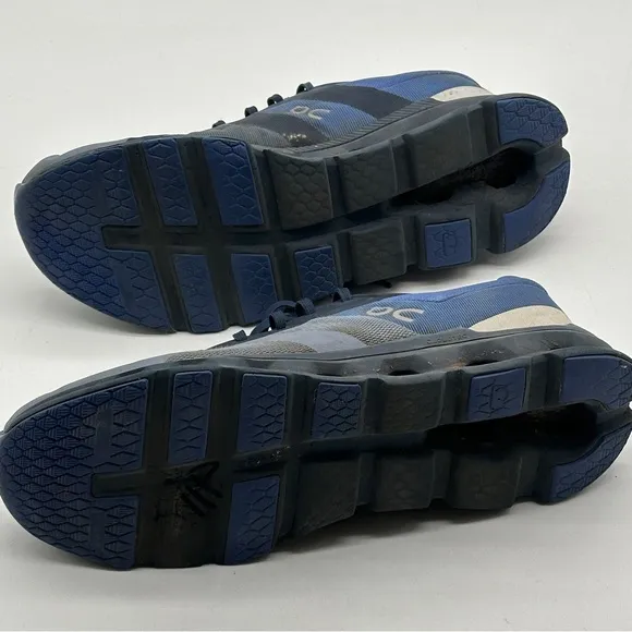 On Cloudrunner Mens 12.5 Shoes Blue Running Walking Gym Cushion Sneaker Comfort