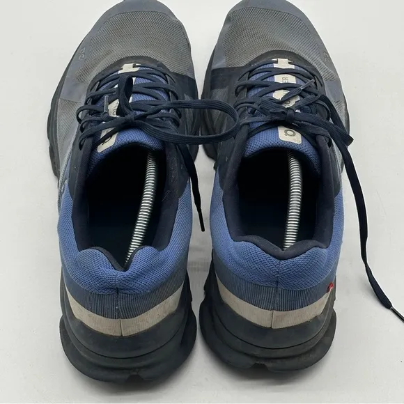 On Cloudrunner Mens 12.5 Shoes Blue Running Walking Gym Cushion Sneaker Comfort