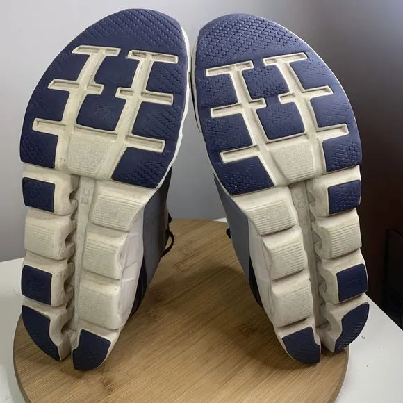 On Cloudstratus Swiss Engineering Men's Size 11.5 Gray Blue Running Shoes Cloud