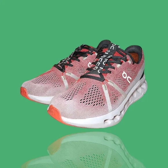 On Cloudsurfer Running Shoes Auburn/Frost Women's Size 9 VGUC