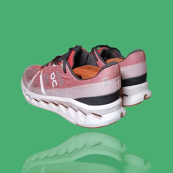 On Cloudsurfer Running Shoes Auburn/Frost Women's Size 9 VGUC