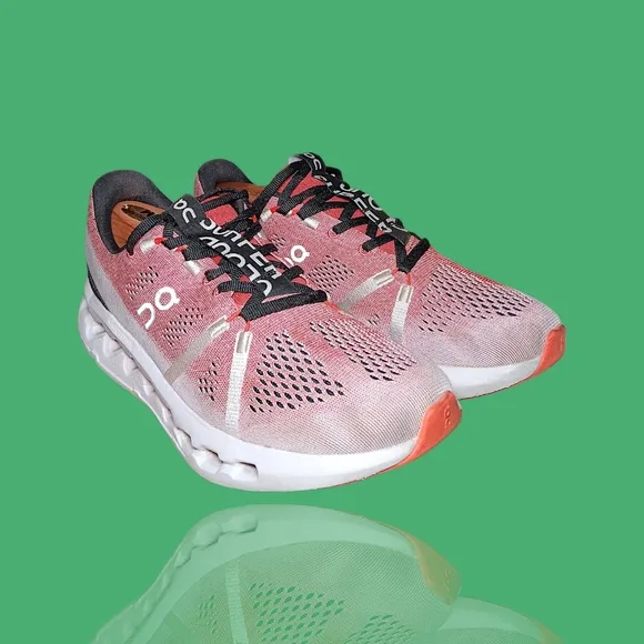 On Cloudsurfer Running Shoes Auburn/Frost Women's Size 9 VGUC