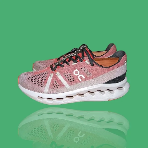 On Cloudsurfer Running Shoes Auburn/Frost Women's Size 9 VGUC