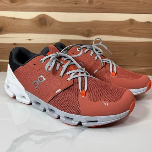 On Running CloudFlyer Men's Running Shoes Ginger White  Activewear Size US 14