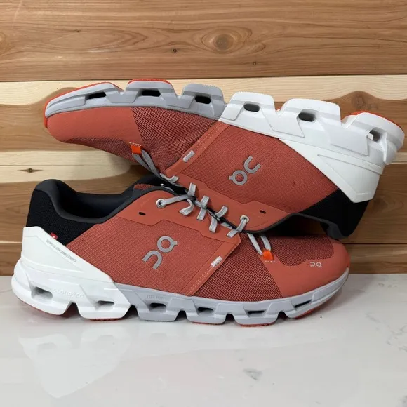 On Running CloudFlyer Men's Running Shoes Ginger White  Activewear Size US 14