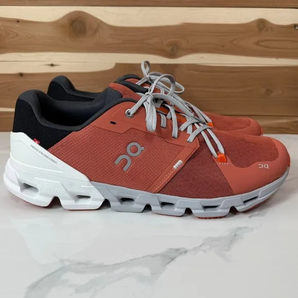 On Running CloudFlyer Men's Running Shoes Ginger White  Activewear Size US 14