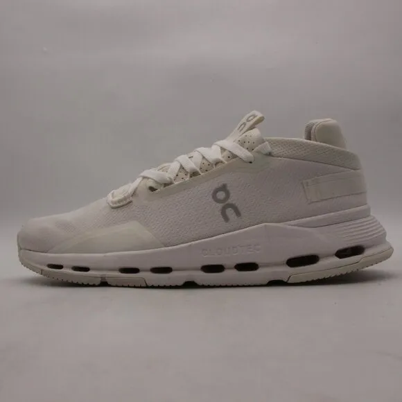 On Running Cloudnova 2 Mens Size 11 White Shoes Athletic Sneakers