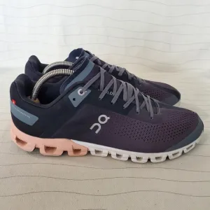 On Running Womens Cloudflow Running Training Shoes Gray Rock Rose Size 10