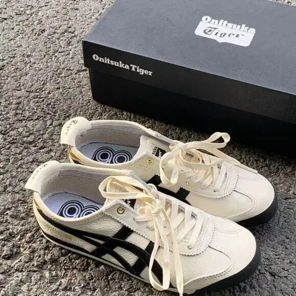 Onitsuka Tiger by Asics Women's White Mexico 66 Sneakers