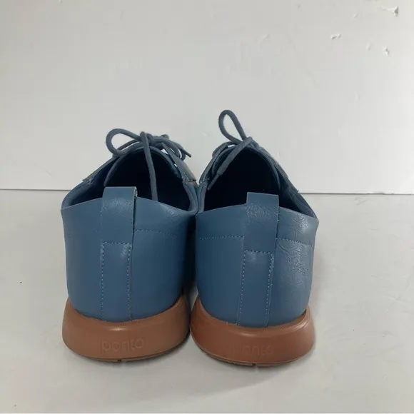 Ponto The Pacific Lightweight Leather Walking Shoes 13 Blue Water Repellent