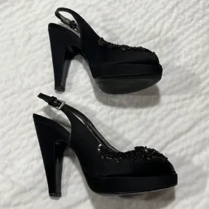 Prada shoes size 35 1/2 peel toe