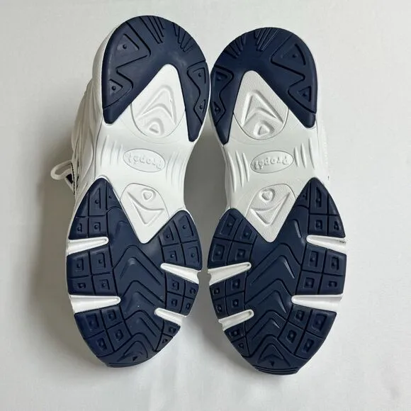 Propet Stability Walker Walking Shoes 8.5 W/E White Leather Orthopedic Diabetic