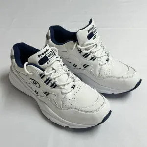 Propet Stability Walker Walking Shoes 8.5 W/E White Leather Orthopedic Diabetic