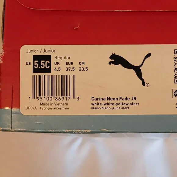 Puma Carina Neon Fade 5.5 Child Junior