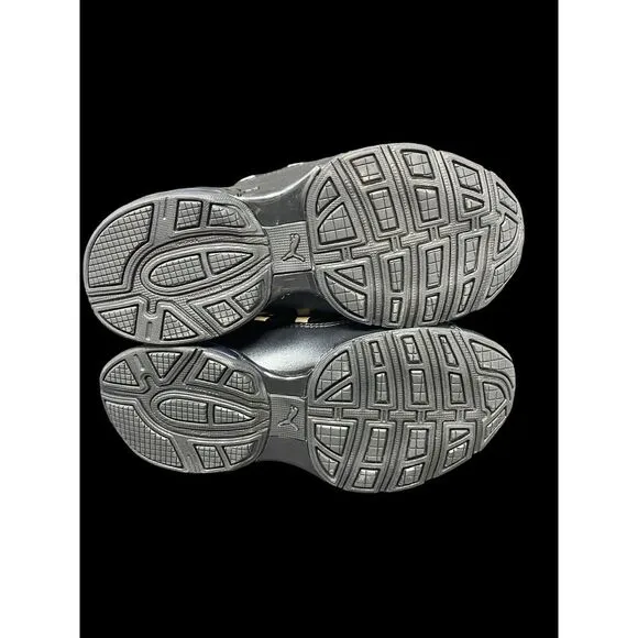 PUMA Cell Regulate‎ PS Toddler - Youth Running Shoes Size 2C Black White NIB