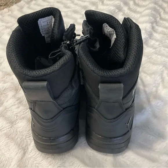 Puma Men's Conquest Black Comp Toe Side Zip Oil, Heat, and Slip Resistant SZ 14