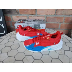 Puma RS-Dreamer Super Mario 64 JR Nintendo Red Blue White 194652-01 US Size 6.5C