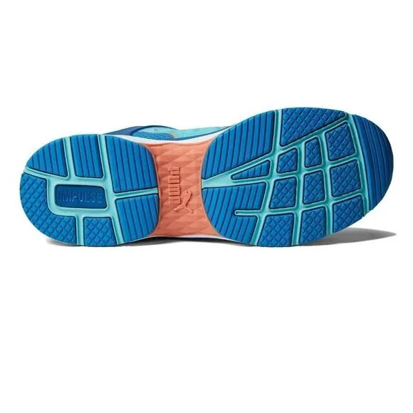 Puma Safety Beat Low 2.0 Tennis Shoes NWOB Women's Size 7M Steel Toe Turquoise