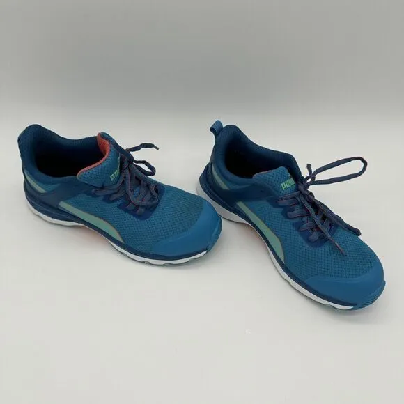 Puma Safety Beat Low 2.0 Tennis Shoes NWOB Women's Size 7M Steel Toe Turquoise