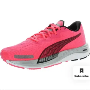 Puma | Velocity 2 Nitro Running Shoes | Hot Pink/Coral | MSRP $120 | Women's 8