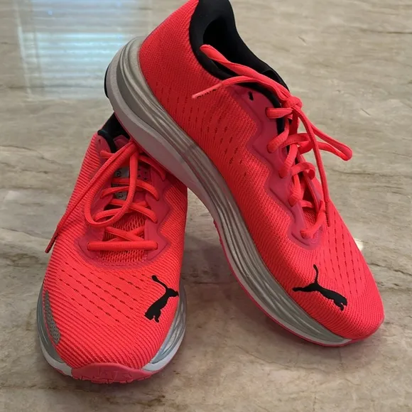 Puma | Velocity 2 Nitro Running Shoes | Hot Pink/Coral | MSRP $120 | Women's 8