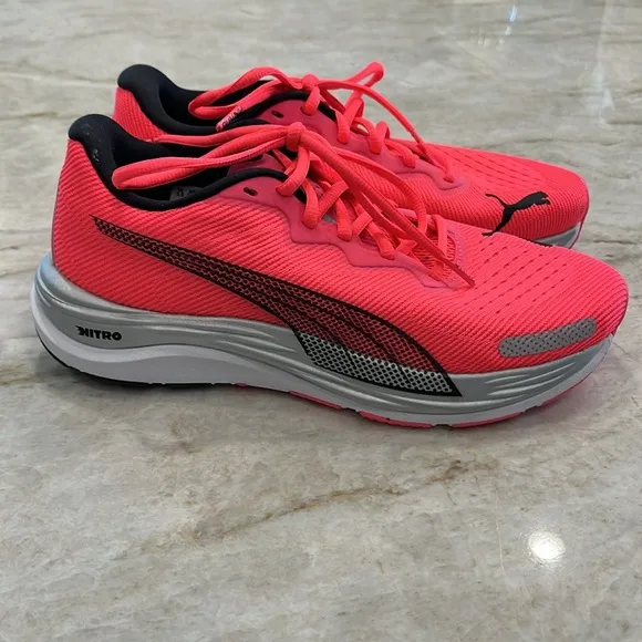 Puma | Velocity 2 Nitro Running Shoes | Hot Pink/Coral | MSRP $120 | Women's 8