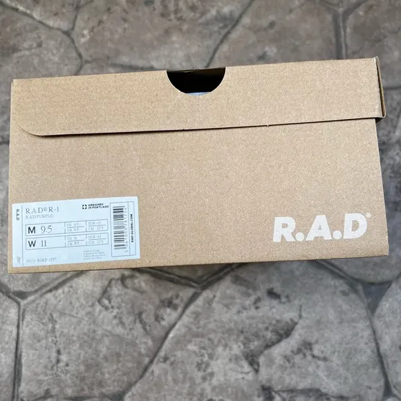 R.A.D One RAD R-1 Running Sneakers Shoes Purple
