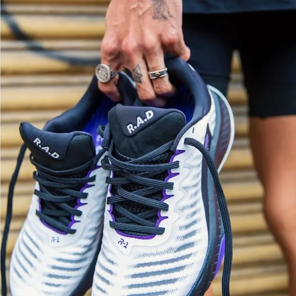 R.A.D One RAD R-1 Running Sneakers Shoes Purple