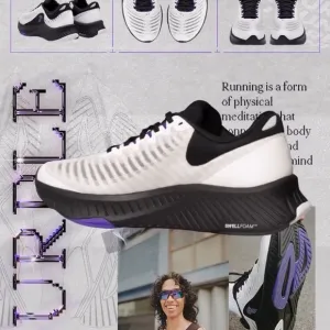 R.A.D One RAD R-1 Running Sneakers Shoes Purple