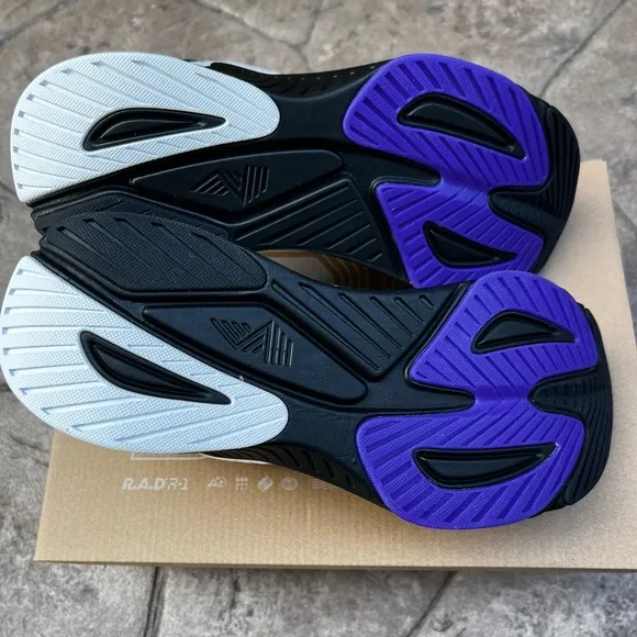 R.A.D One RAD R-1 Running Sneakers Shoes Purple