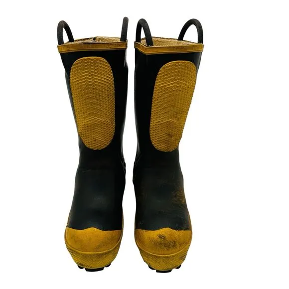 Ranger FireWalker Boots Nomex Lining Steel Toe Size 5 Medium Black Yellow EUC