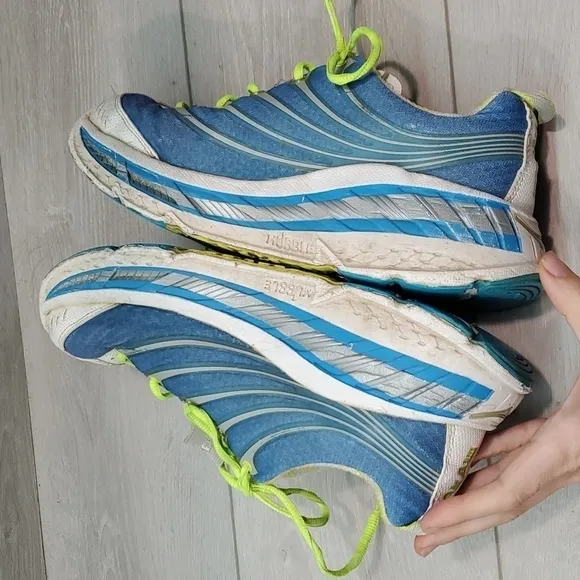 Rare Hoka One One Mens Stinson Tarmac Athletic Running Sneakers shoes sz 9