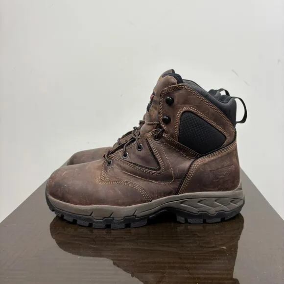 Red Wing 2205 6&quot; Aluminum Safety Toe Lace Up Boots Men's 9 Workwear Hike