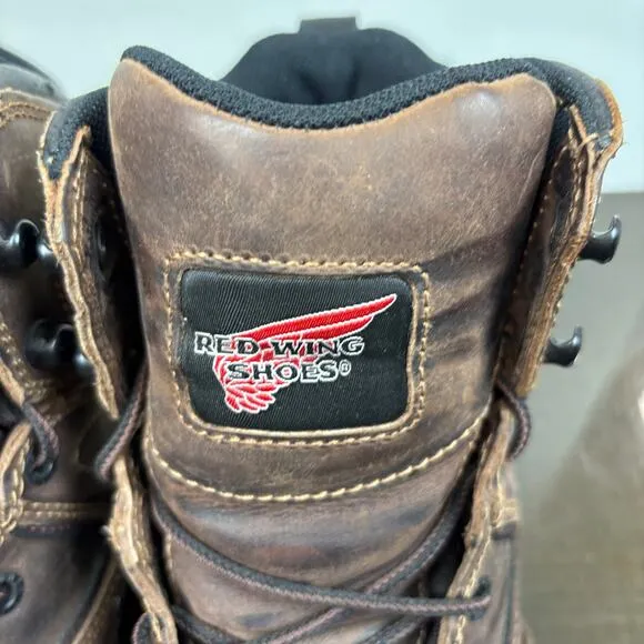 Red Wing 2205 6&quot; Aluminum Safety Toe Lace Up Boots Men's 9 Workwear Hike