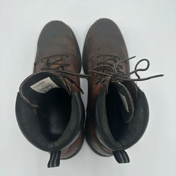 Red Wing 2226 Dyna-Force Mens Safety Toe Brown Leather Work Sport Boots Size 12