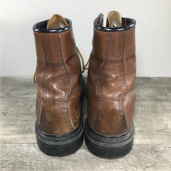 Red Wing 2233 Supersole Leather Work Safety Toe EH Mens Boots Size 9.5 Wide